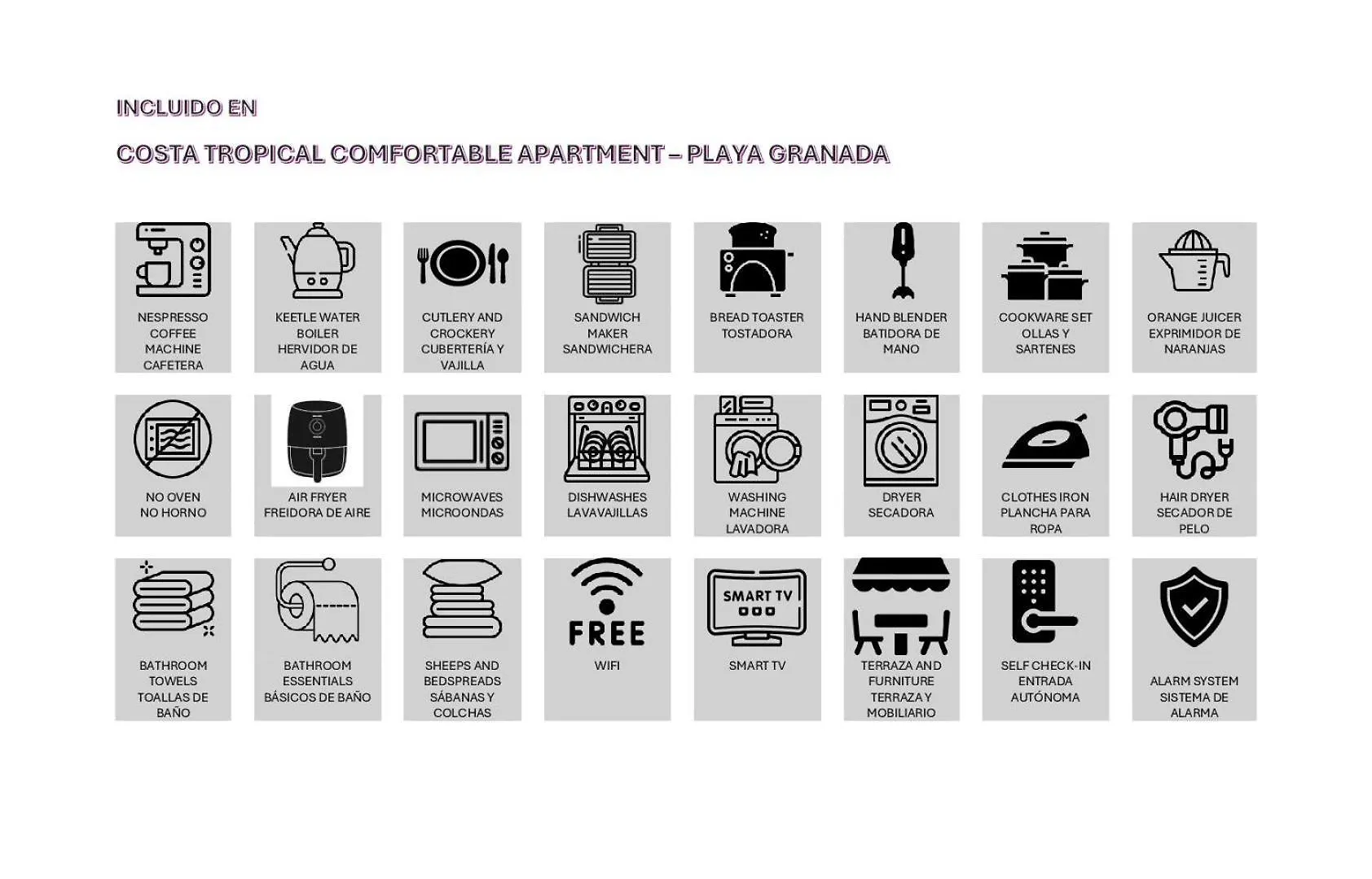 מוטריל Costa Tropical Comfortable Apartment Playa Granada